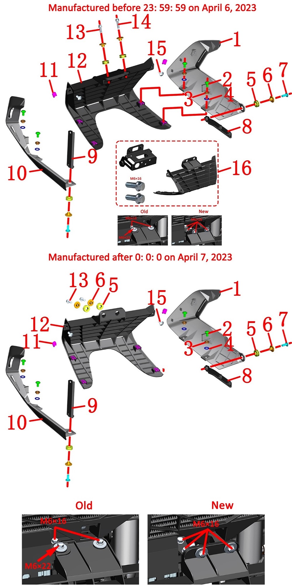 Нижний обтекатель
