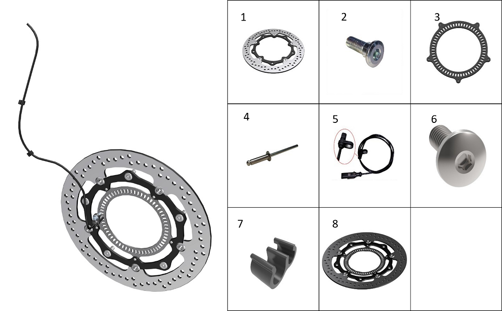 Диск тормозной передний
