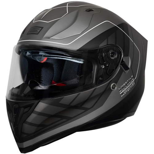 Шлем интеграл ORIGINE STRADA LINESTYLE (титановый/черный матовый, L, 1560035-597-6652)