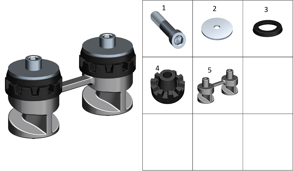 Кронштейн крепления бака