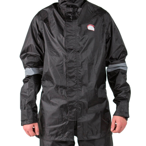 Куртка дождевик HYPERLOOK Adventure (черная, XXS)