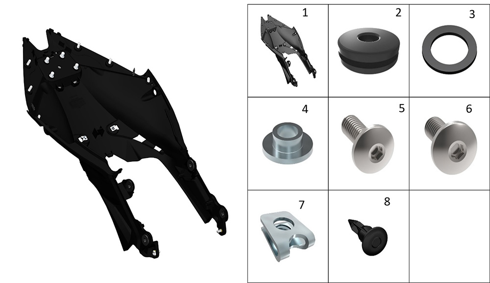 Обтекатель задний 2