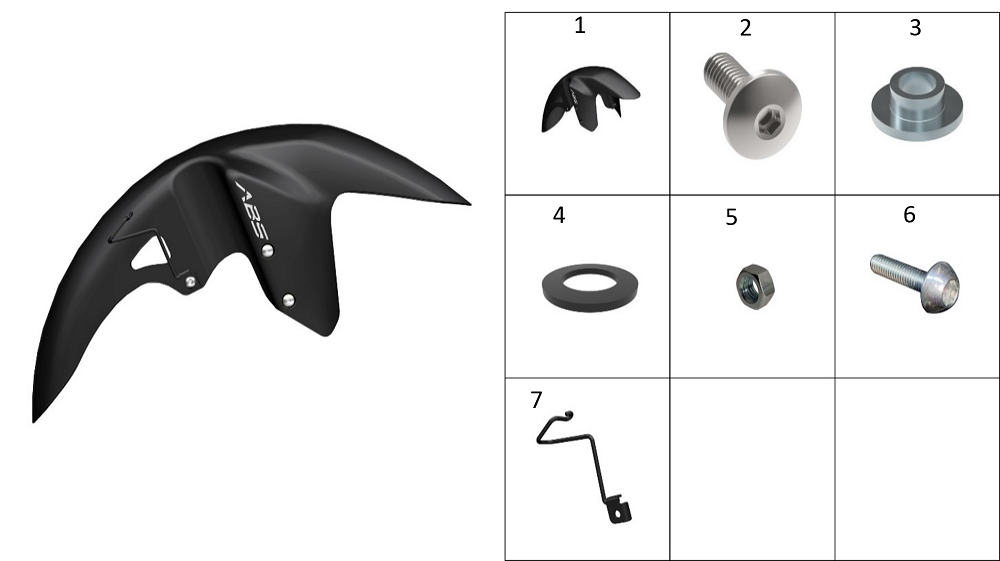 Крыло переднее