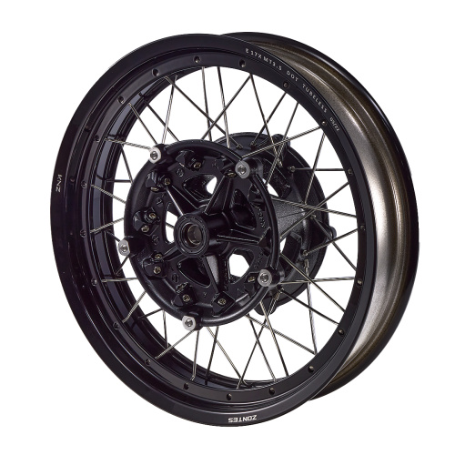 Диск 17"х3,5 передний ZONTES ZT350 GK (черный)