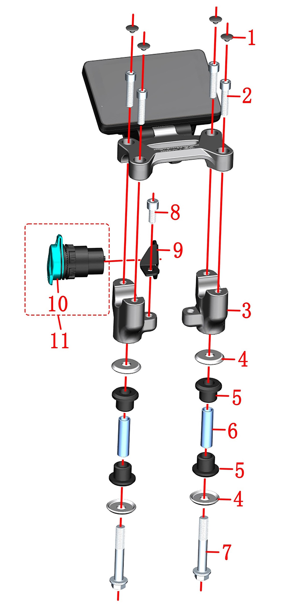 Приборная панель.USB.Крепление руля-1