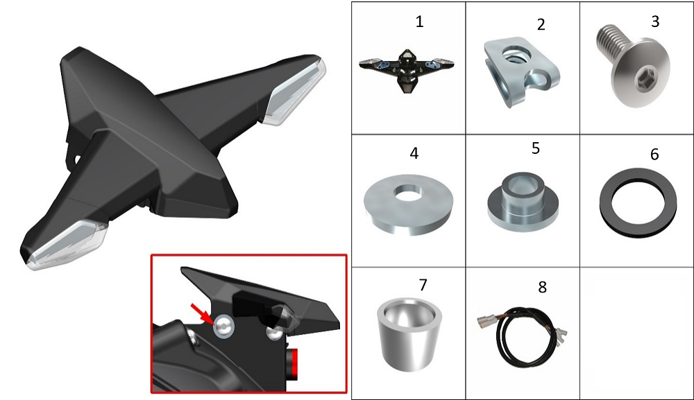 Блок фонарей задних