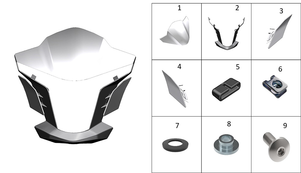 Обтекатель передний 3