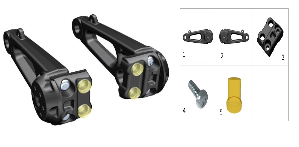 Кронштейны подъема ветрового ст