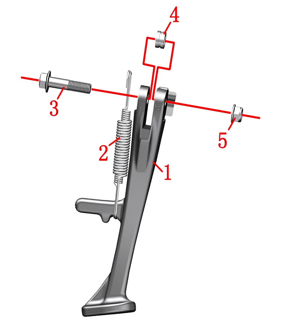 Подножка боковая
