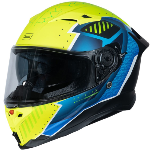 Шлем интеграл ORIGINE FORCE BUNKER (Hi-Vis желтый/синий/черный матовый, S, 1560035-597-5572)