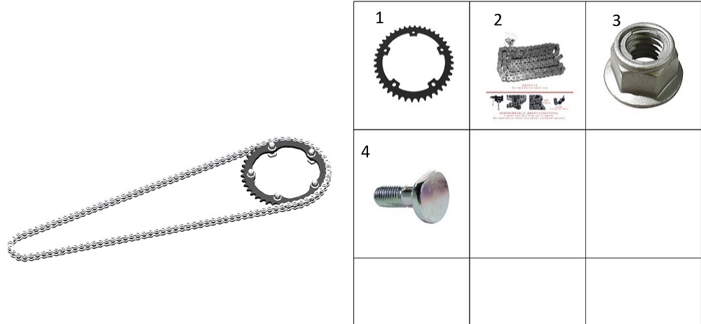 Цепь и приводная звезда