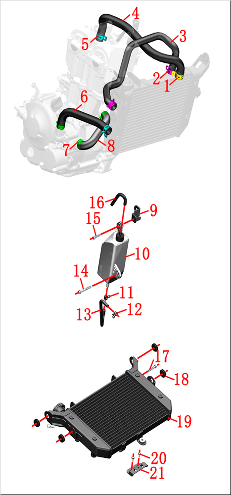 Система охлаждения ОЖ