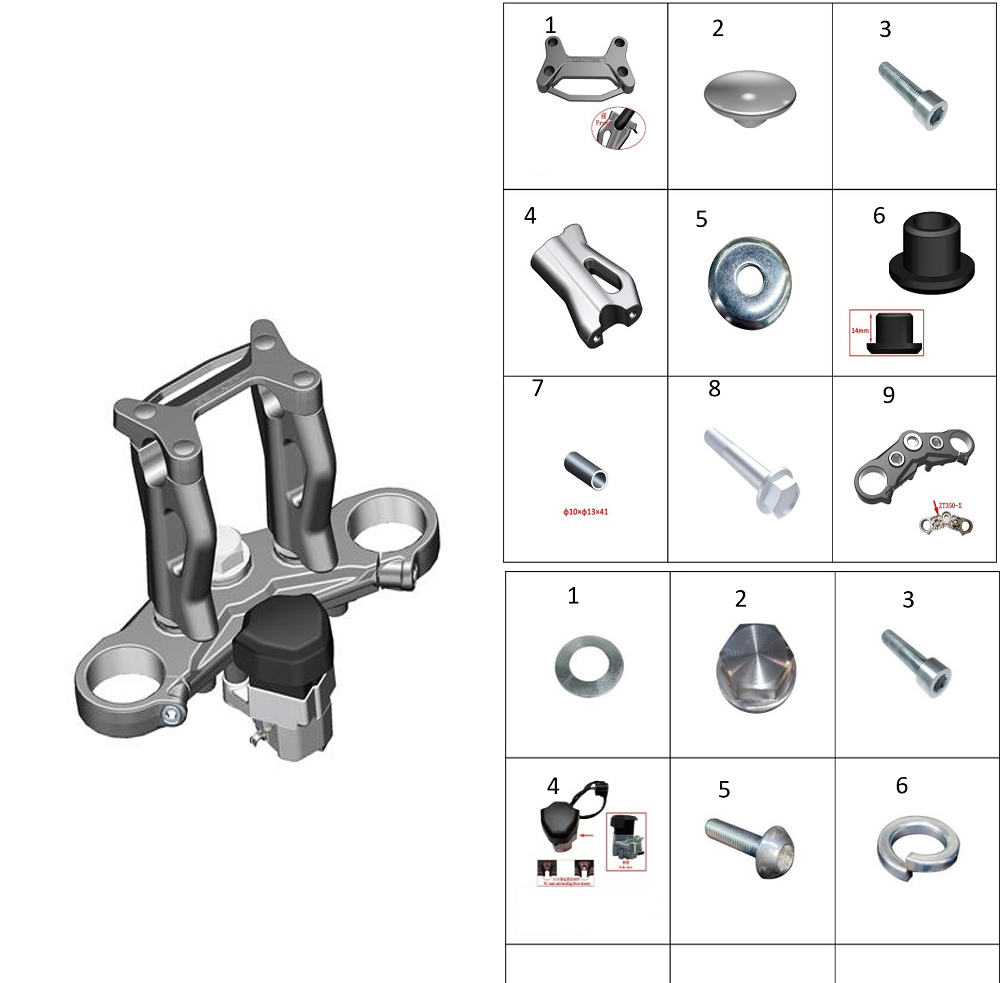 Кронштейн крепления руля1