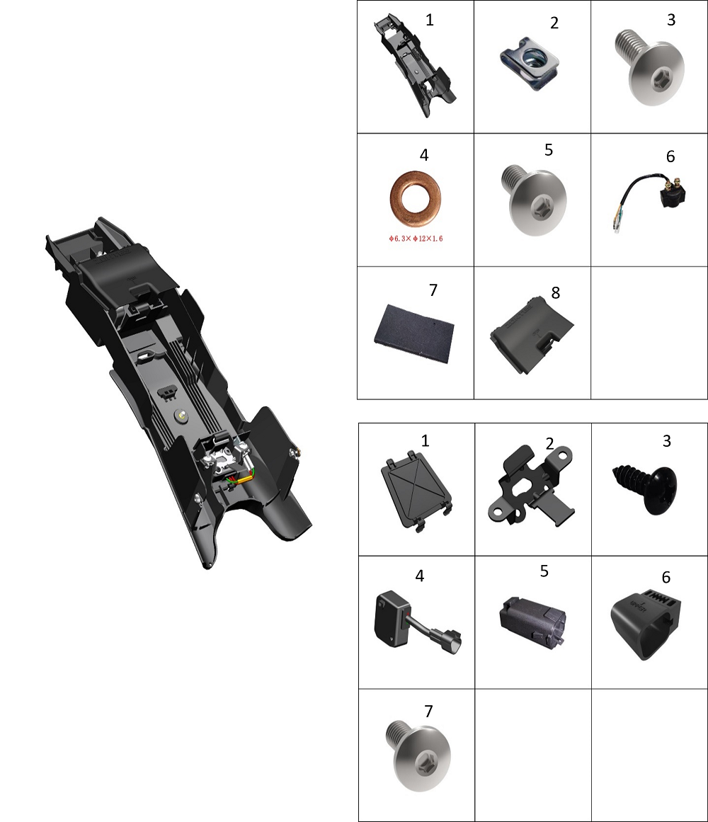 Нижняя задняя декоративная панель