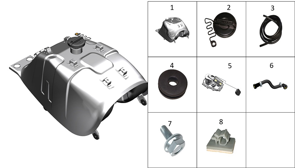 Бак топливный