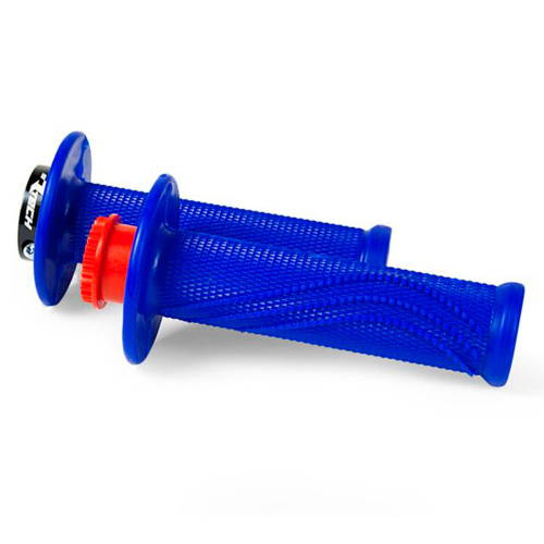 Грипсы lock-on + ручка газа R-TECH синий (синий, , 040296-123-7296)