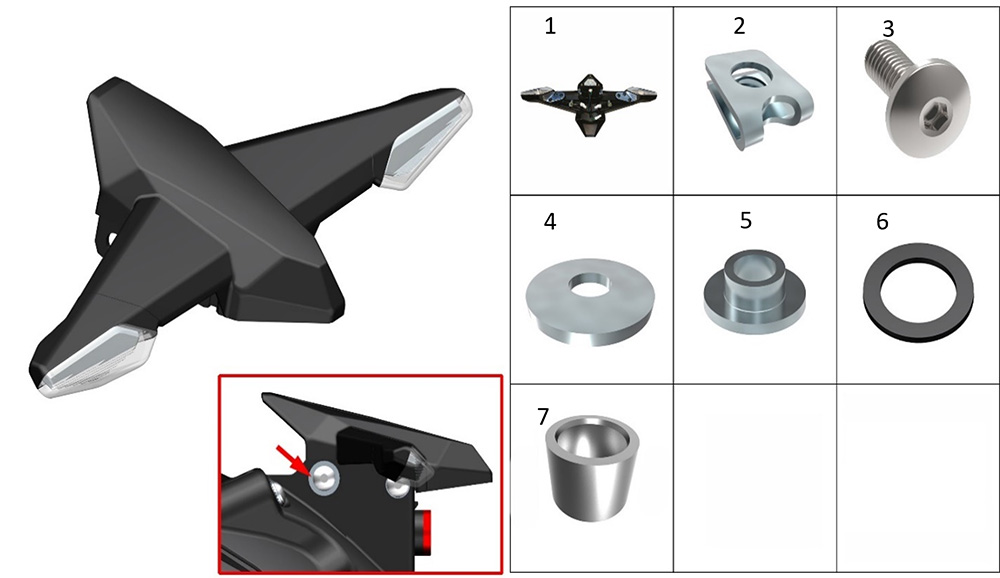 Блок фонарей задних