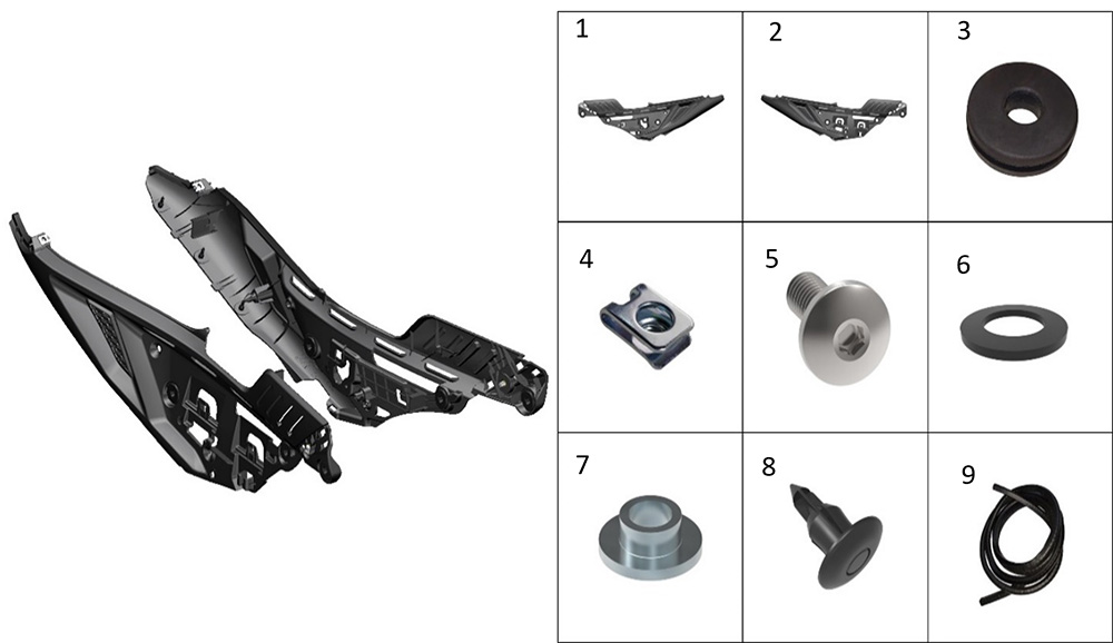 Верхняя боковая накладка