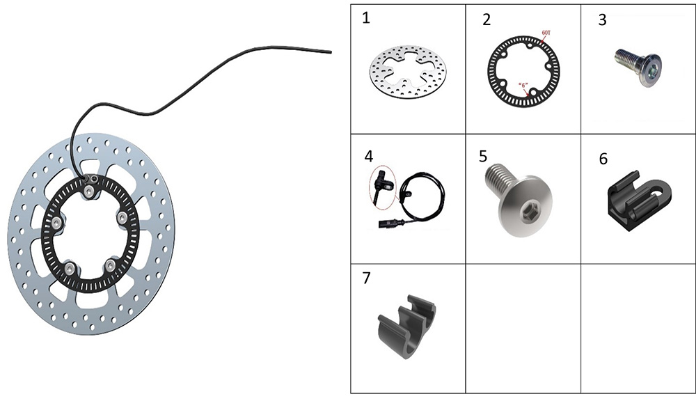 Датчик скорости колеса