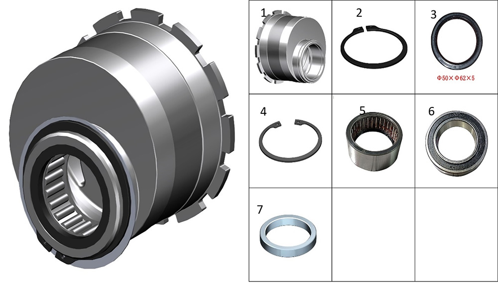 Эксцентриковый натяжитель цепи