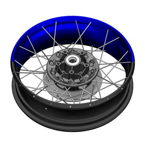 Диск 17"х4,5 задний (синий) ZONTES ZT350 GK