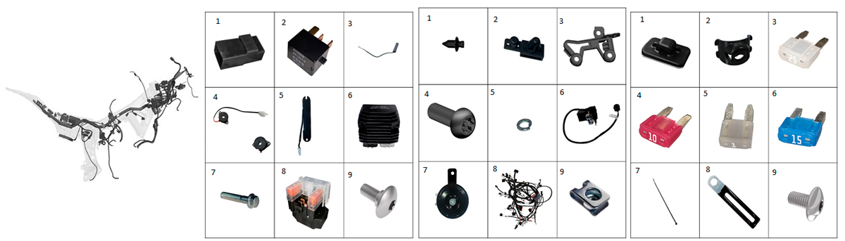 Проводка и электрокомпоненты