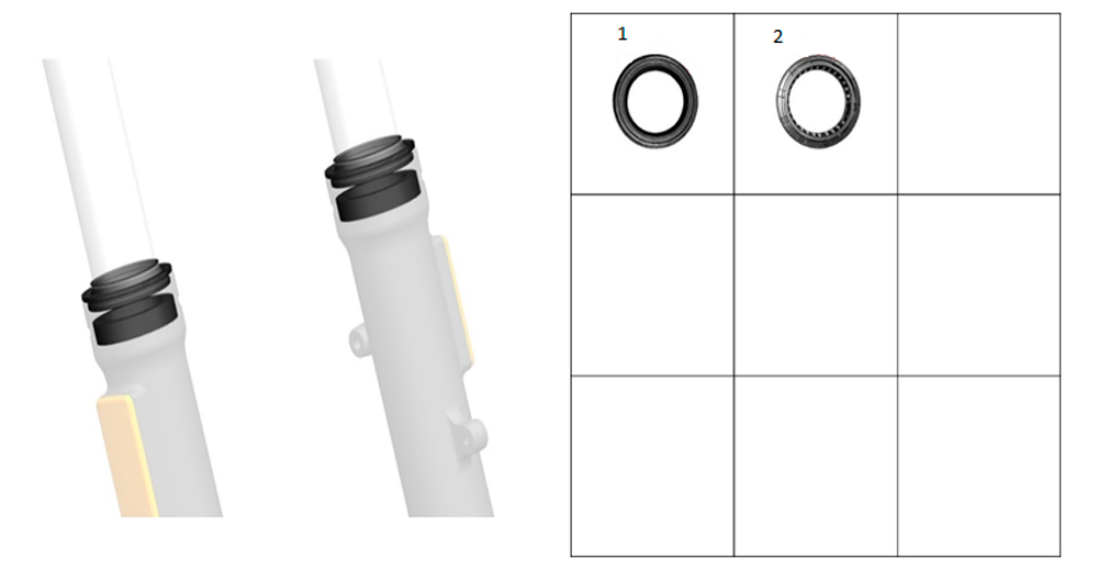Сальники переднего амортизатора