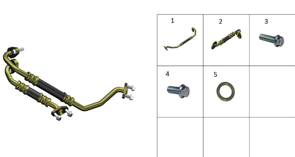 Патрубки маслоохладителя1