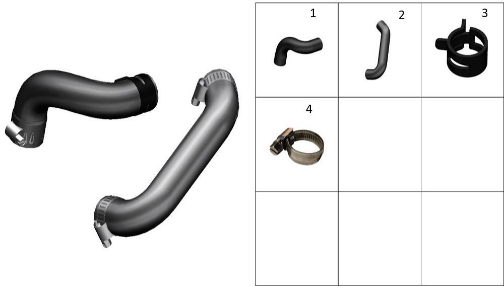 Патрубок системы охлаждения1
