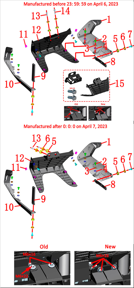 Пластик центральный нижний