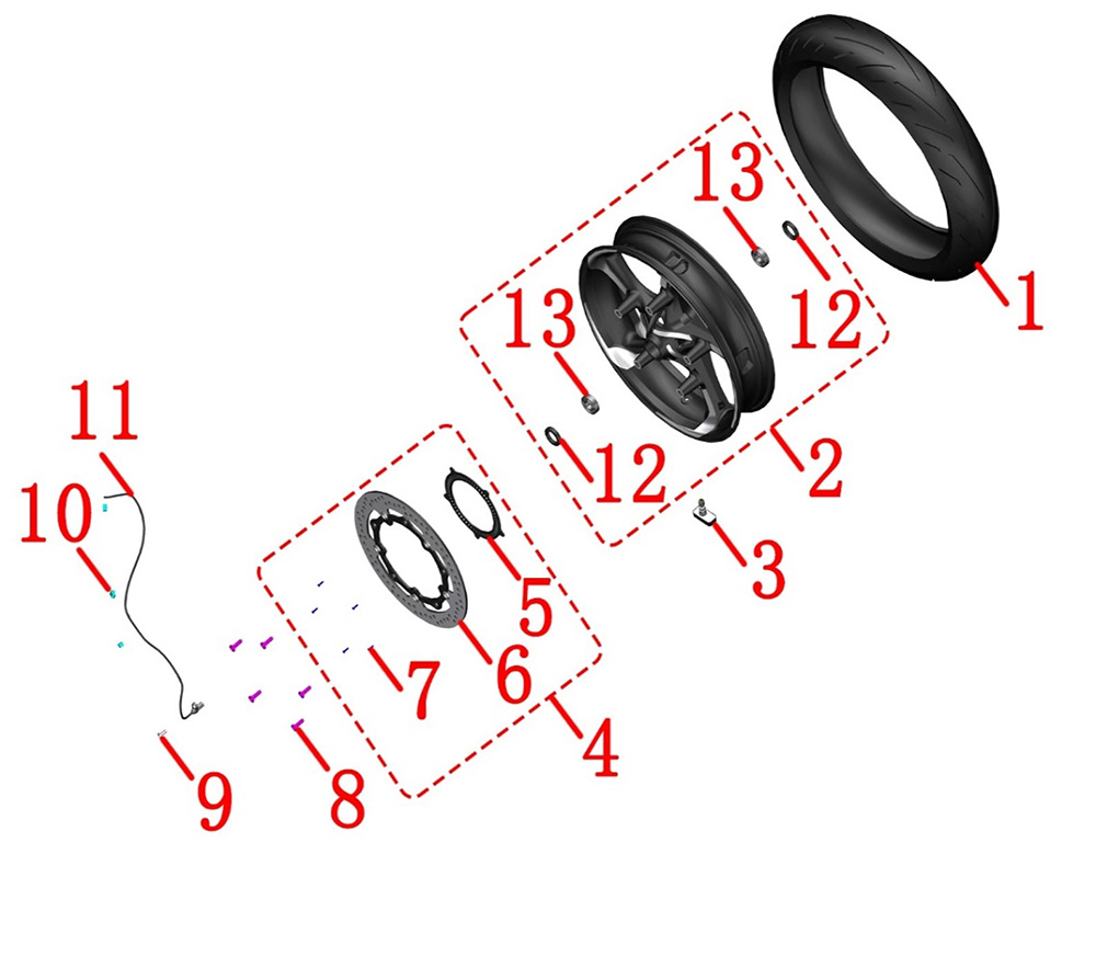 Колесо переднее