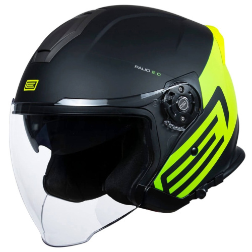 Шлем открытый со стеклом ORIGINE PALIO 2.0 SCOUT (Hi-Vis желтый/черный глянцевый, 2XL, 1560035-823-6621)