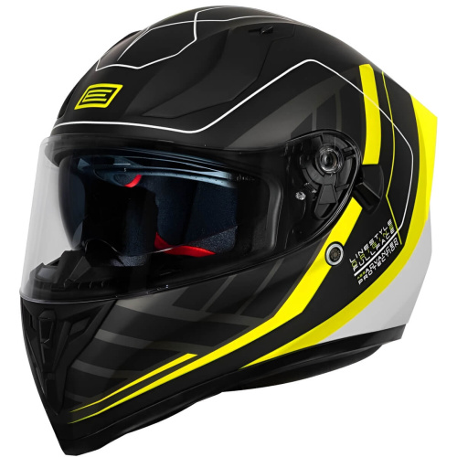 Шлем интеграл ORIGINE STRADA LINESTYLE (Hi-Vis желтый/черный матовый, L, 1560035-597-6070)