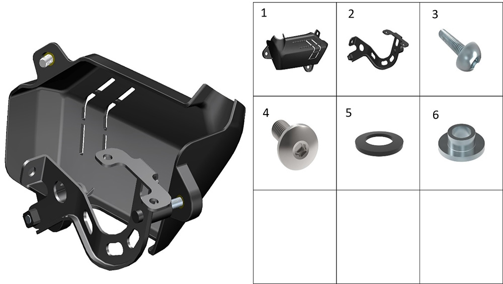 Накладка бачка расширительного