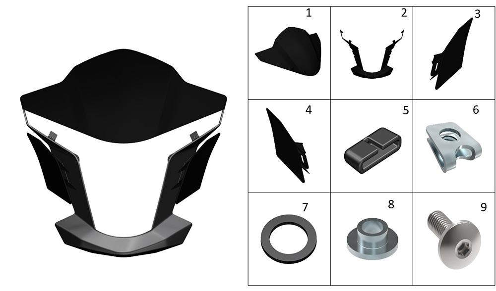 Обтекатель передний 2