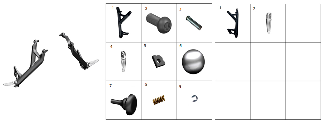 Подножки пассажира