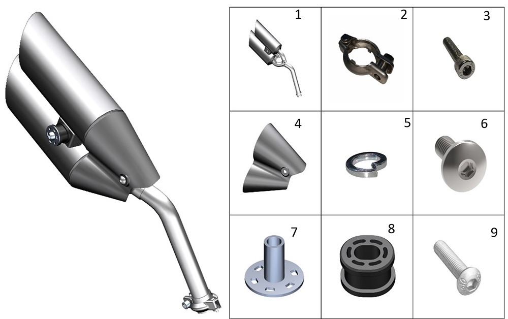 Труба глушителя