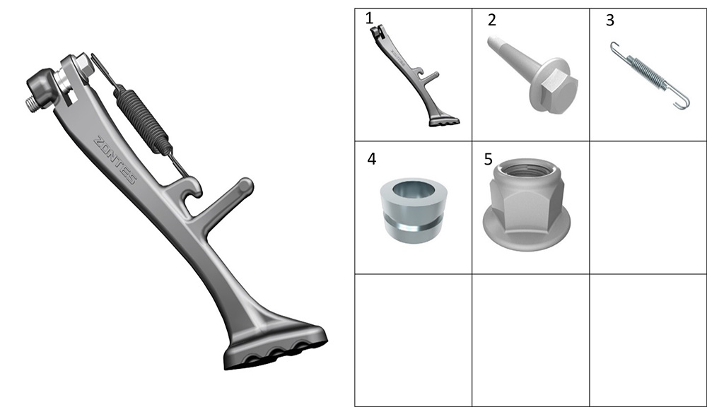Подножка боковая