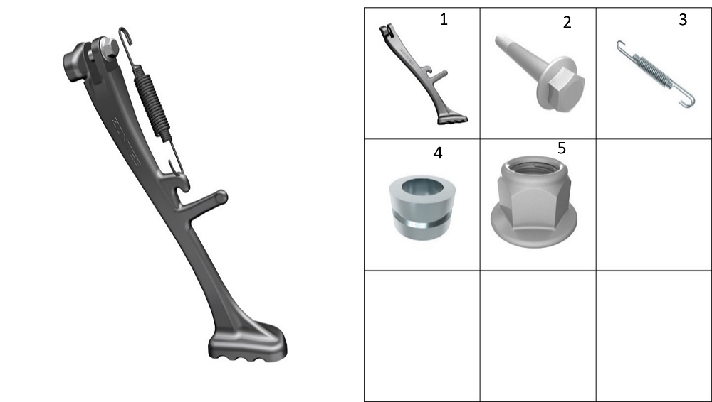 Подножка боковая