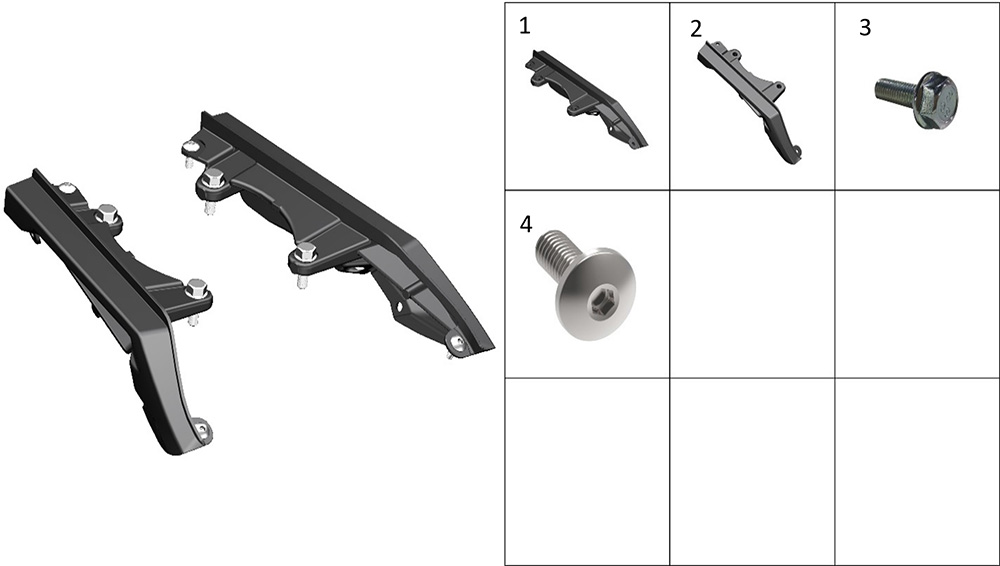 Задняя боковая накладка
