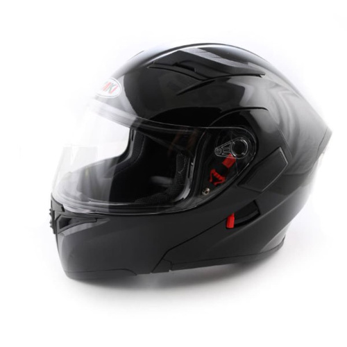 Шлем модуляр ATAKI FF902 Solid (черный глянцевый, L, 020229-598-8648)