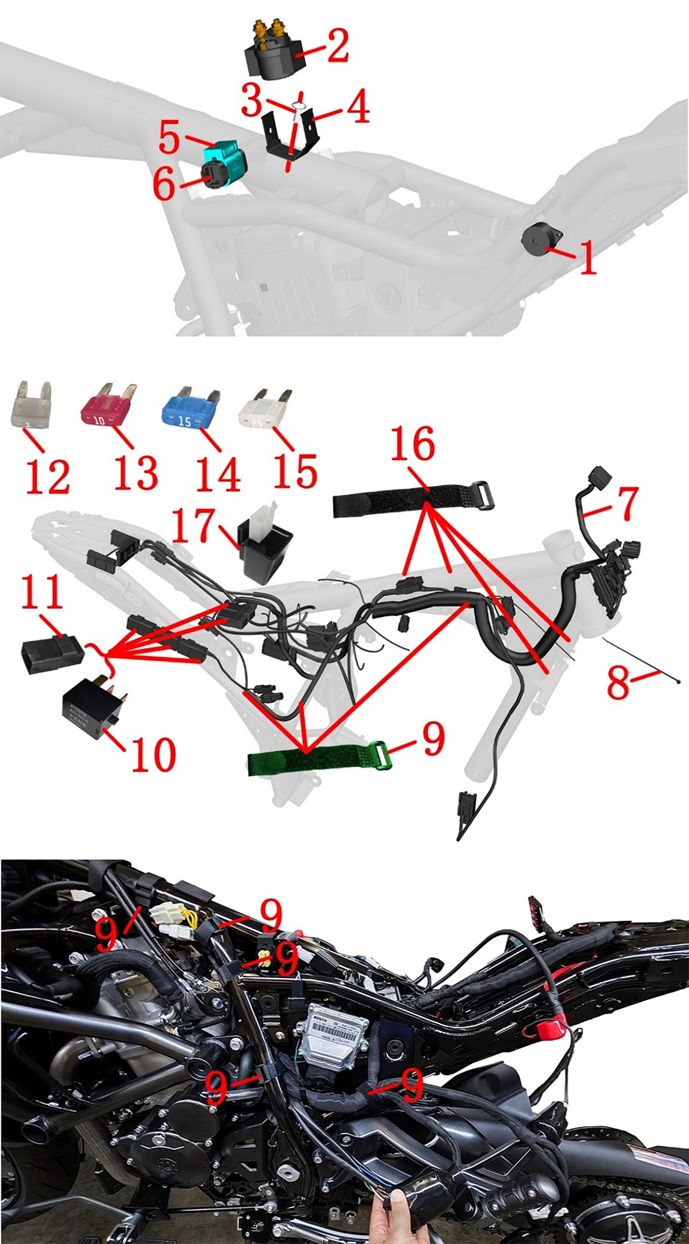 Электропроводка и компоненты-1