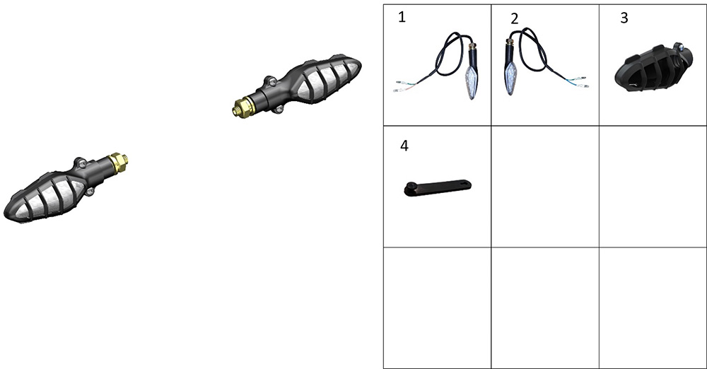 Указатель поворота задний