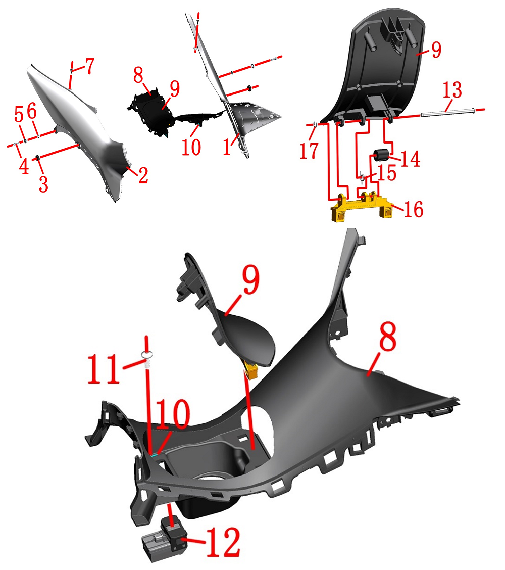Крышка топливного бака в сборе
