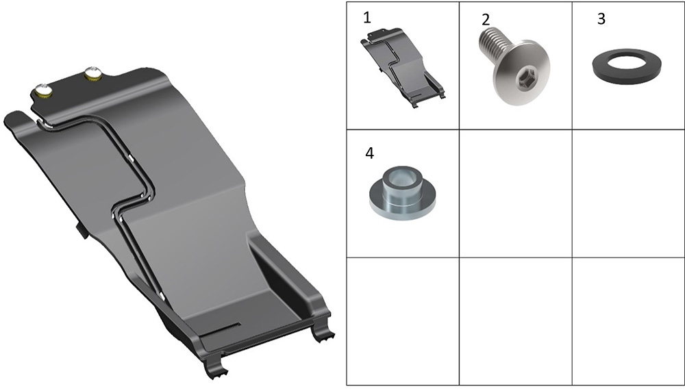 Верхняя крышка блока электрики
