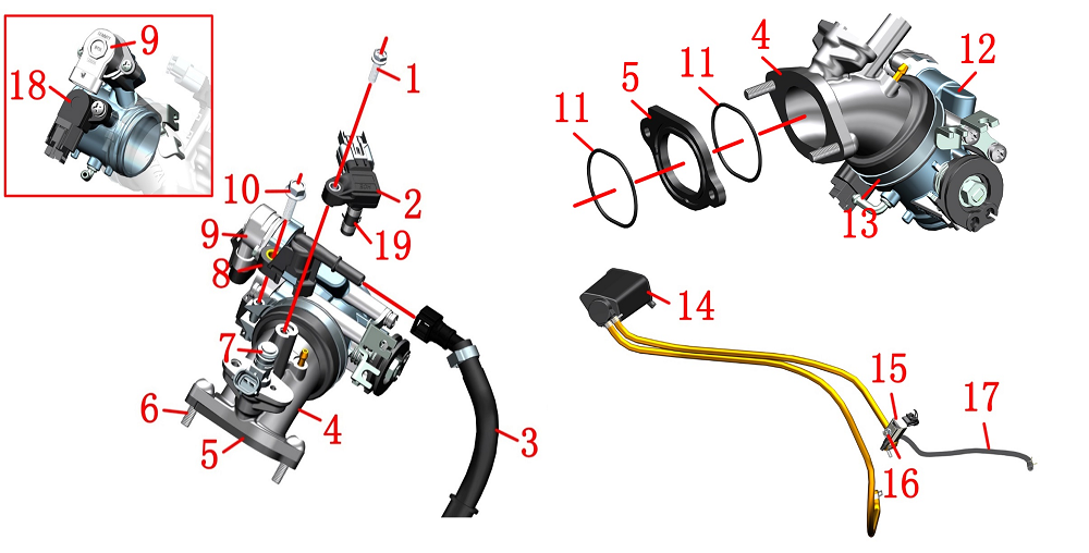 Узел дроссельной заслонки