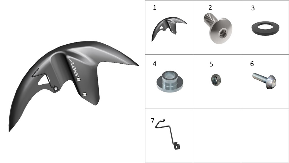 Крыло переднее 3