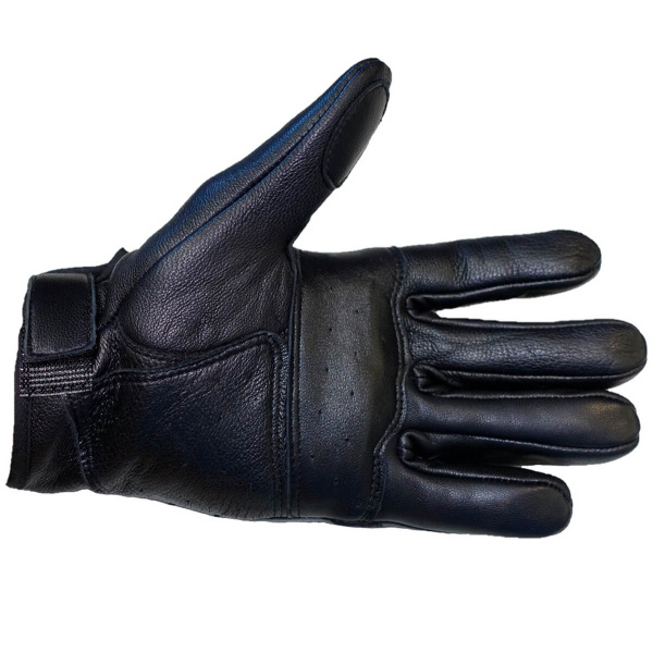 Перчатки кожаные черные (S)