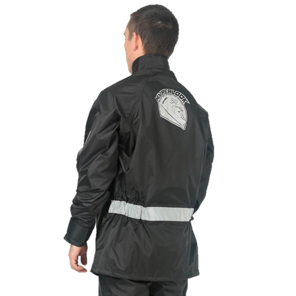 Куртка дождевик HYPERLOOK Adventure (черная, XXS)